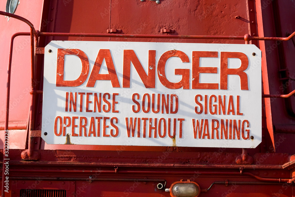 Photography Danger sign