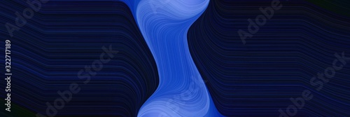 surreal header design with royal blue, very dark pink and midnight blue colors. fluid curved lines with dynamic flowing waves and curves © Eigens