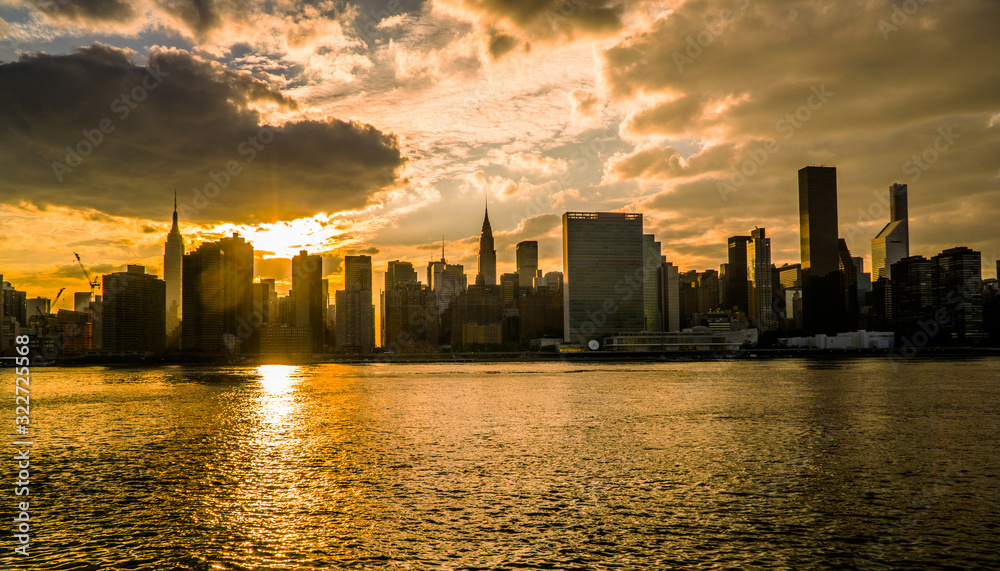 New York City cityscape,USA