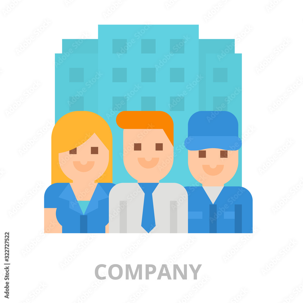 Obraz premium Company icon