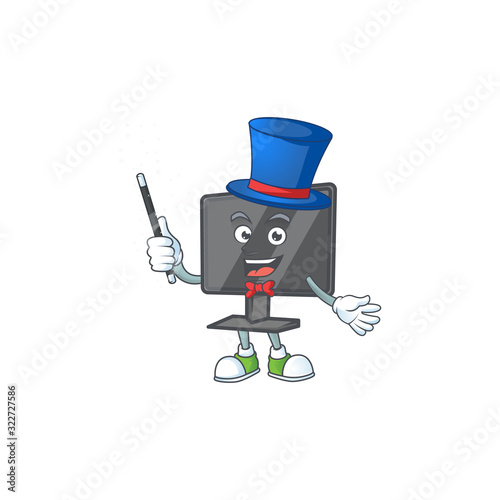 A character of computer screen performance as a Magician