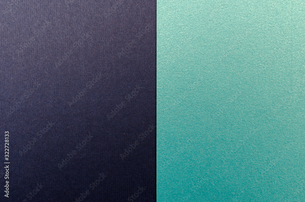 Fototapeta premium Blue and purple paper texture background. Place for text. Two tones. Background for presentation.