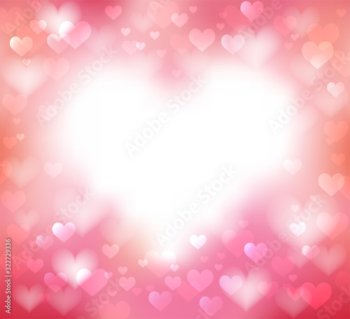 Pink gentle frame