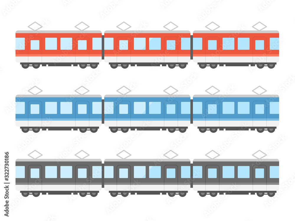 電車のイラスト