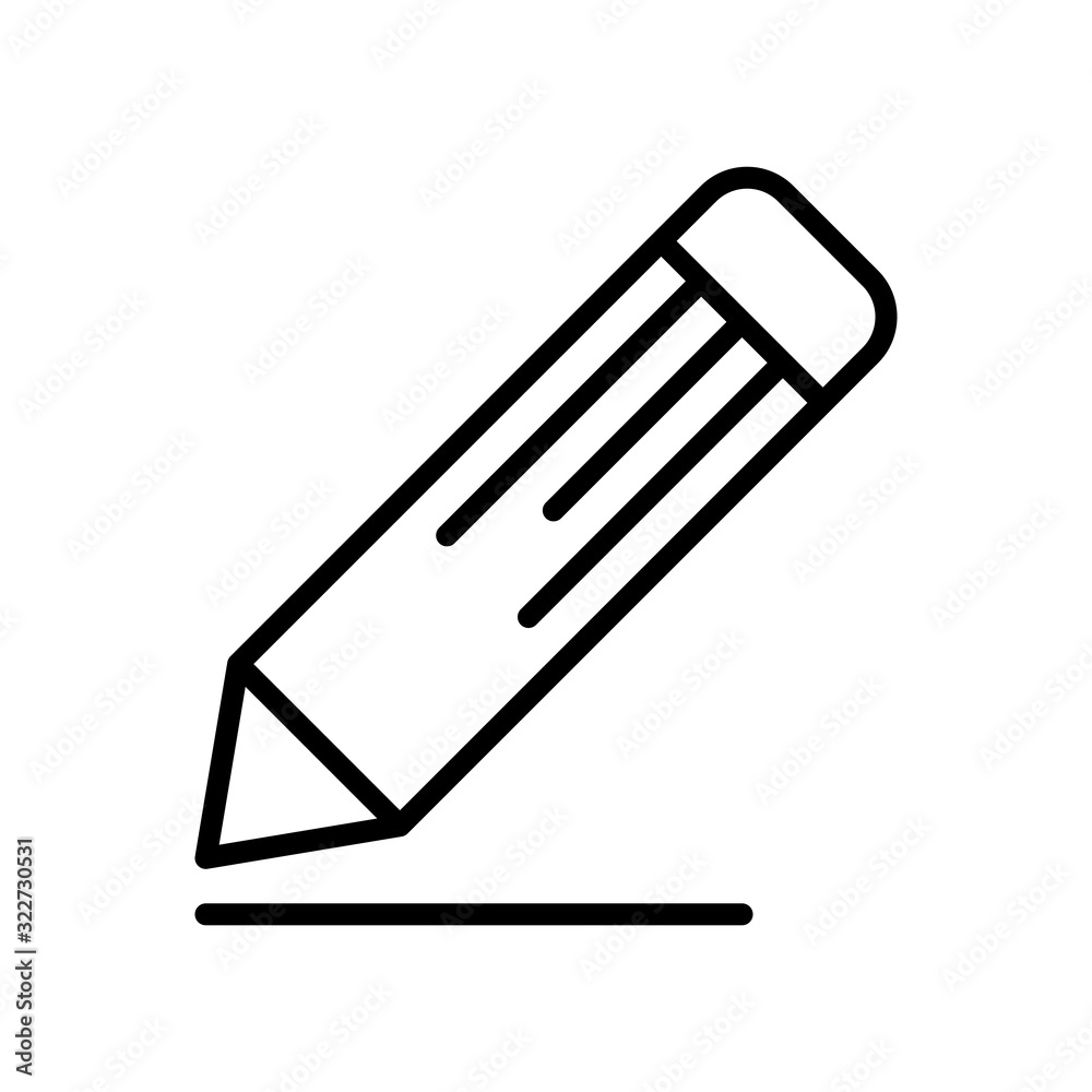 Pencil icon vector design templates Pencil icon vector design templates