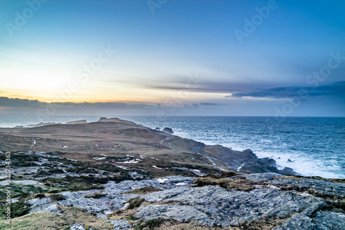 Rugged landscape at Malin Head in County Donegal - Ireland
