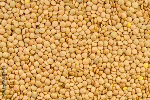 texture of lentil grains closeup photo