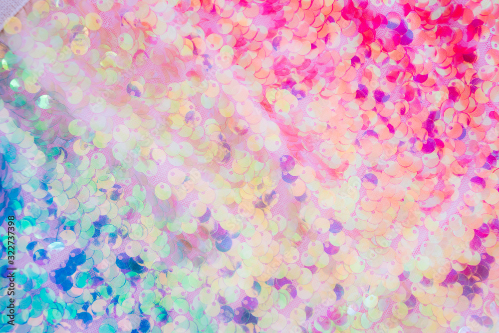 colorful multicolor gradient sequin luxury background abstract