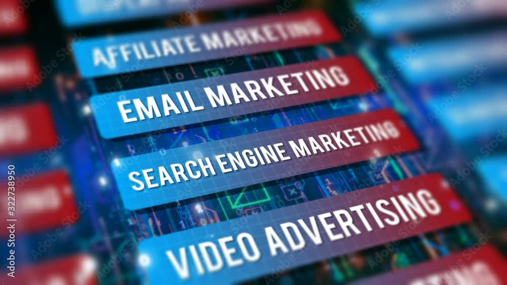 online digital marketing web technology video