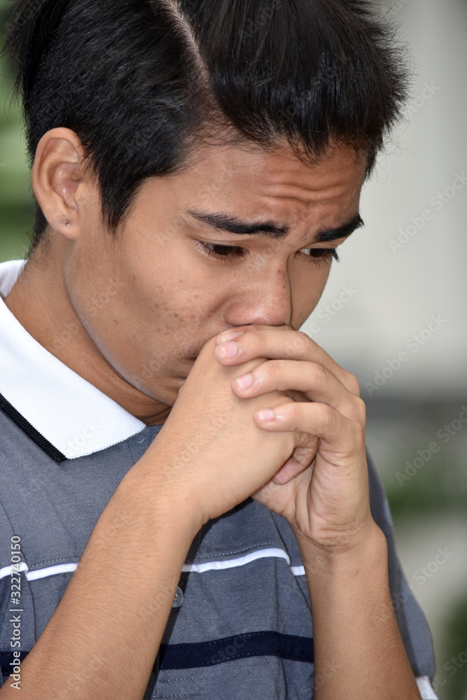 An Unhappy Adult Male