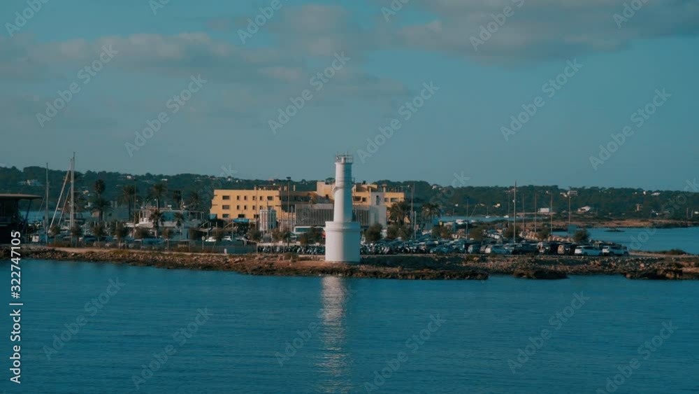 Balearic Island Formentera Approaching the Port Balearic Island Formentera Approaching the Port