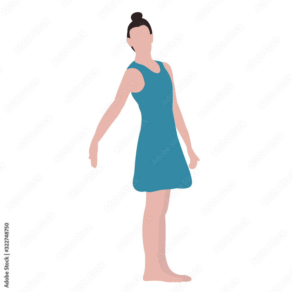 white background, girl dancing, simple drawing, dance white background, girl dancing, simple drawing, dance