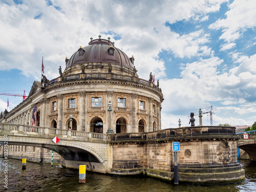 The Bode Museum facade on the Museum Island in Berlin, Germany © rudiernst