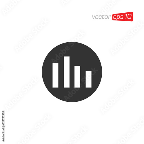 Equalizer Sound Icon Design Vector