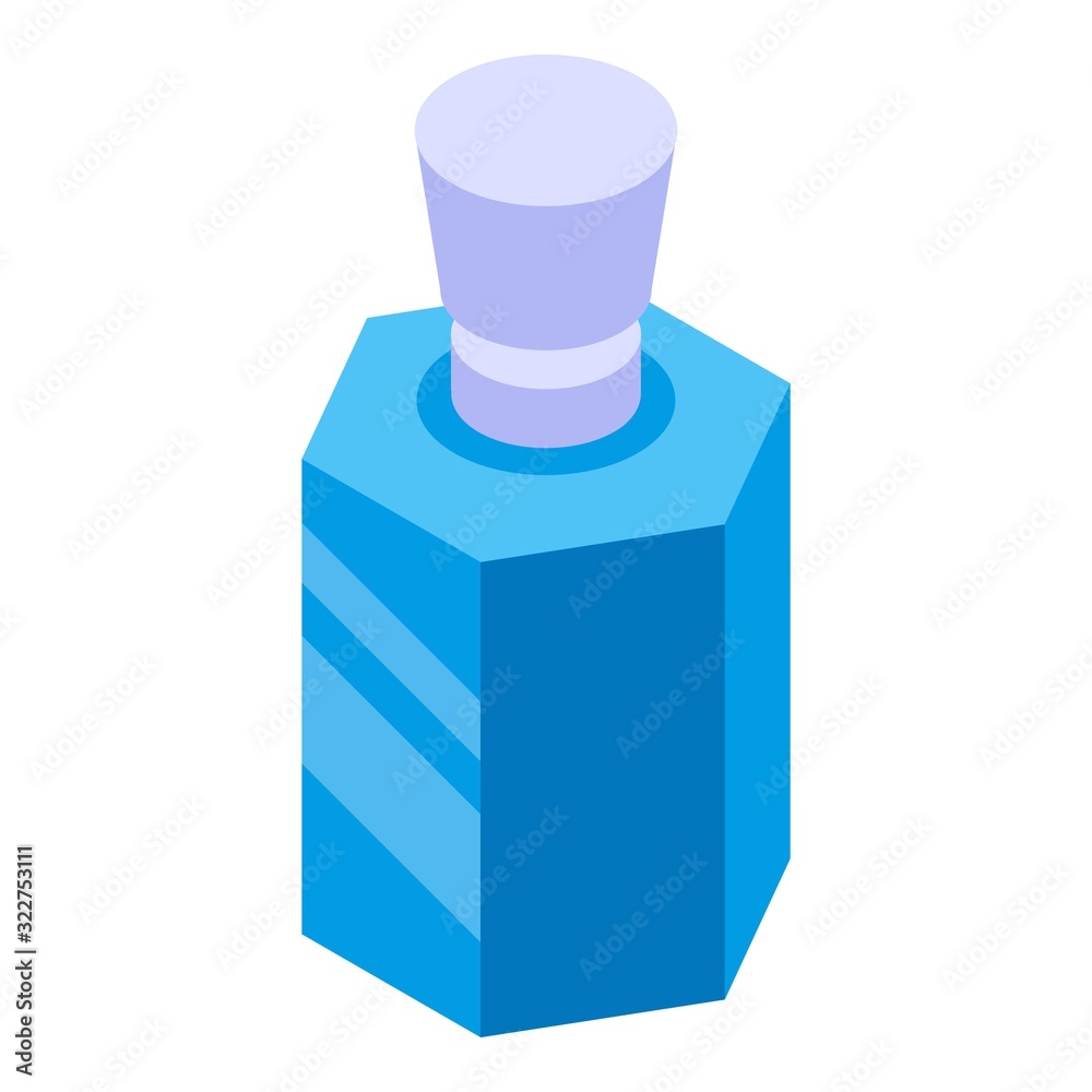 Odor perfume icon. Isometric of odor perfume vector icon for web design isolated on white background Odor perfume icon. Isometric of odor perfume vector icon for web design isolated on white background