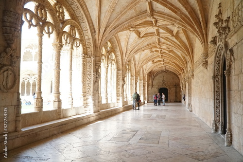 Claustro do Mosteiro dos Jerónimos em Lisboa