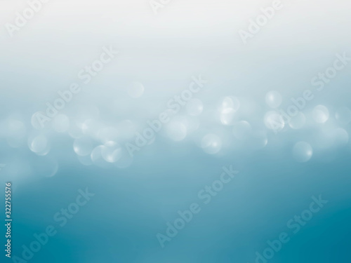 abstract blue sky background with blur bokeh light effect.