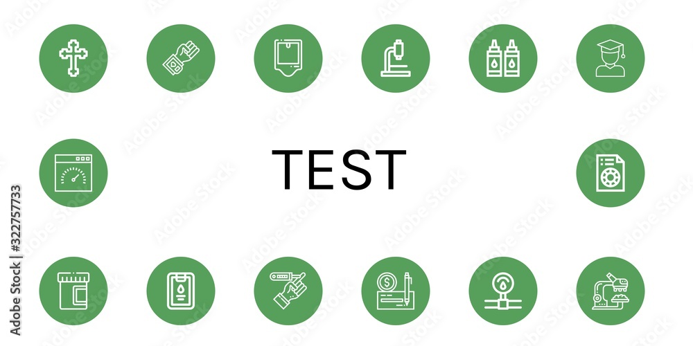 test icon set test icon set