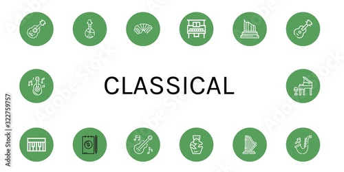 classical icon set