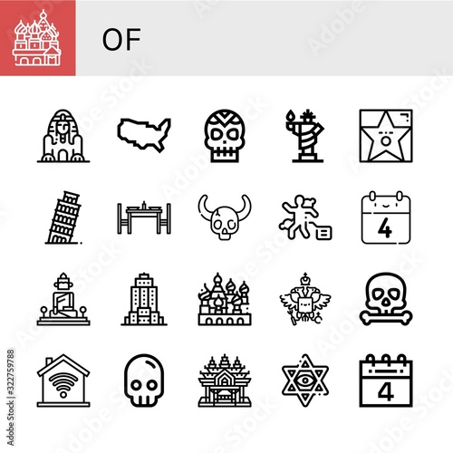 Set of of icons