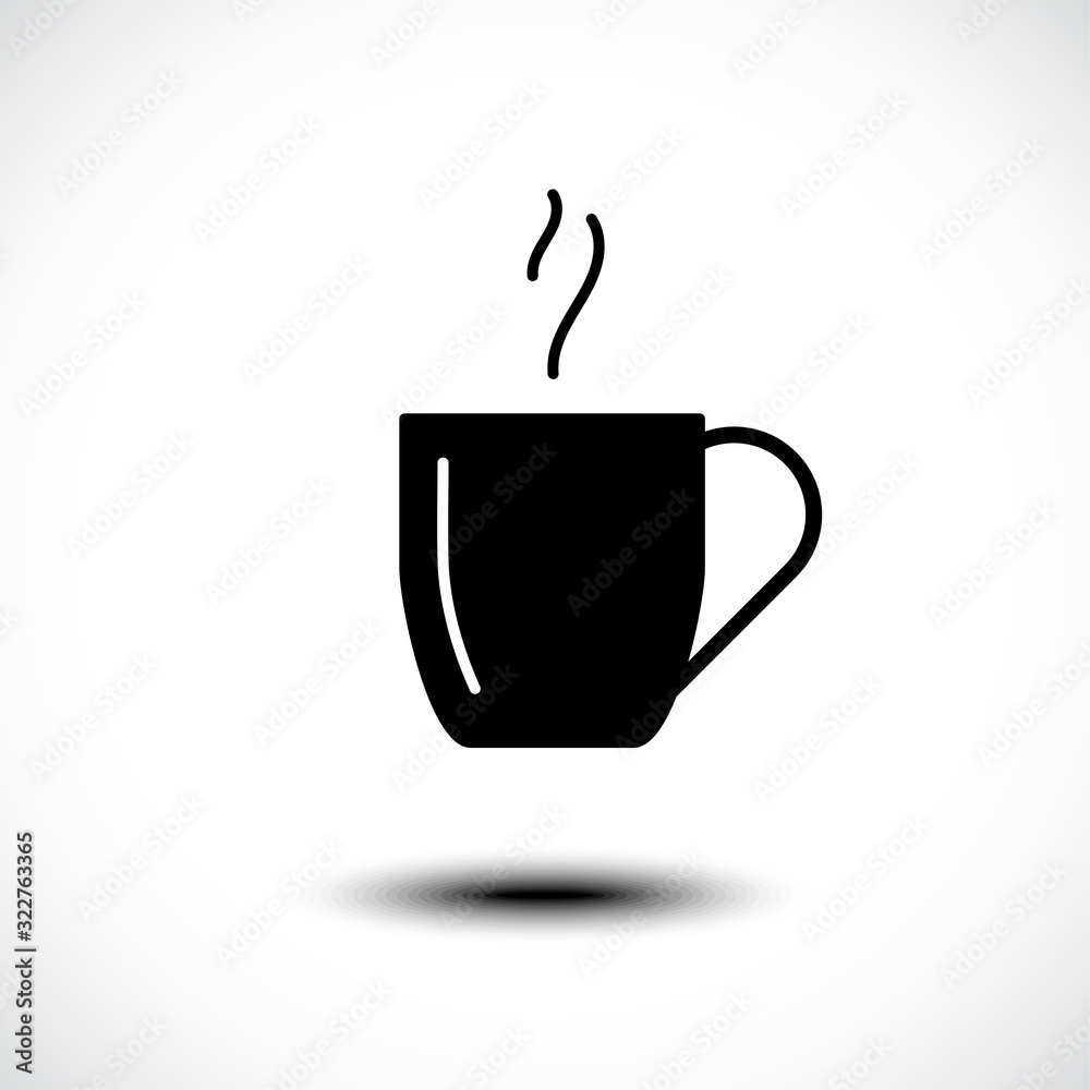 Tea cup icon. Vector illustration Tea cup icon. Vector illustration