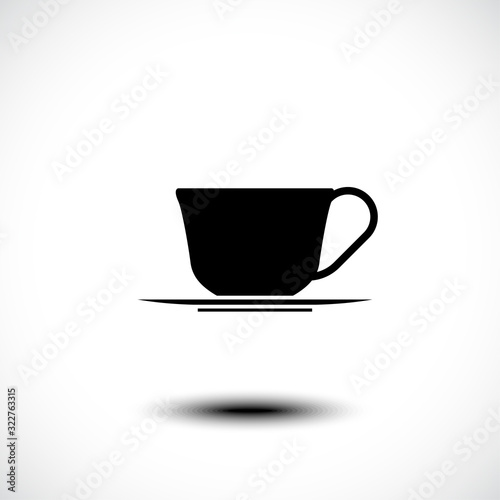 Tea cup icon. Vector illustration