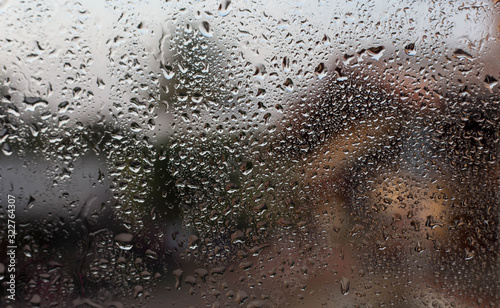 rain drops on window