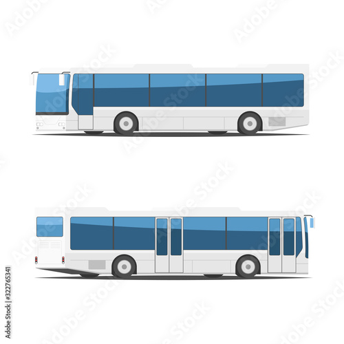 City bus from different sides