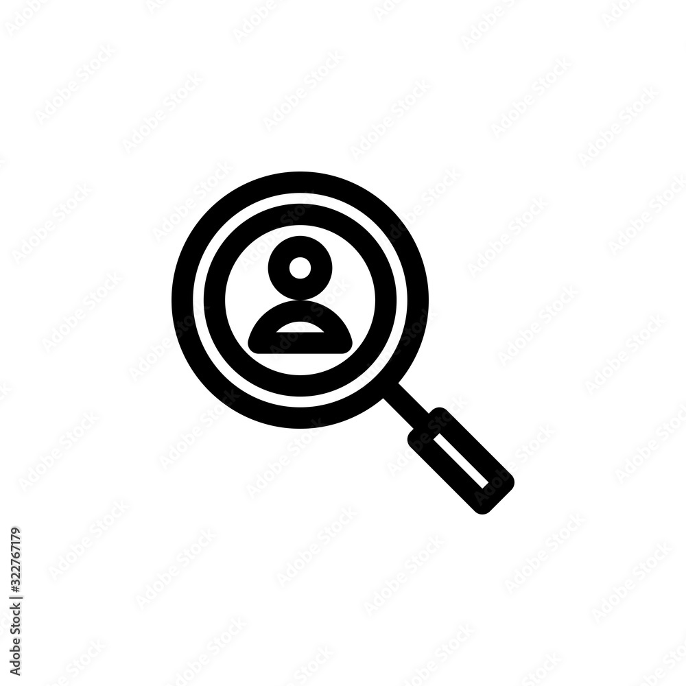 Find Job, People, Employee, Vacancy Icon. Business Icon Set Vector Logo ...
