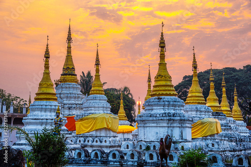 Twenty pagodas temple is a Buddhist temple in Lampang province, Thailand