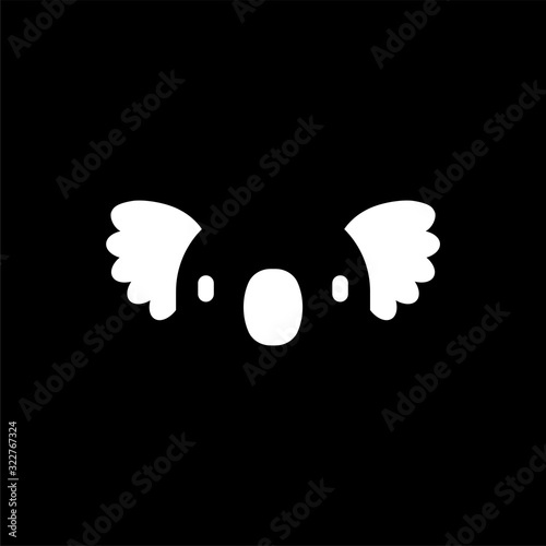 Photography Koala head logo icon
