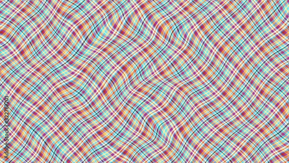 Wavy moving stirring background. Plaid background. Seamless looping footage. Wavy moving stirring background. Plaid background. Seamless looping footage.