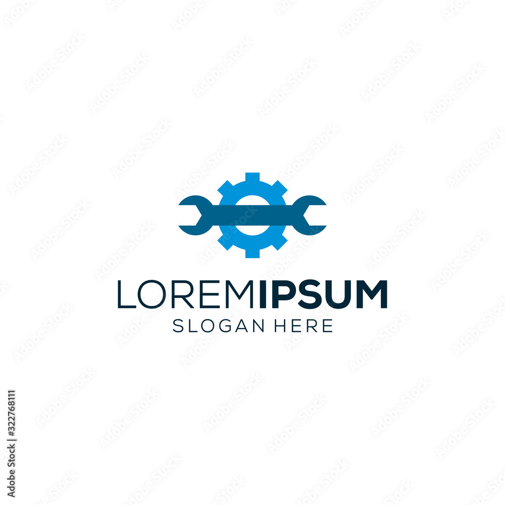 wrench logo design vector wrench logo design vector