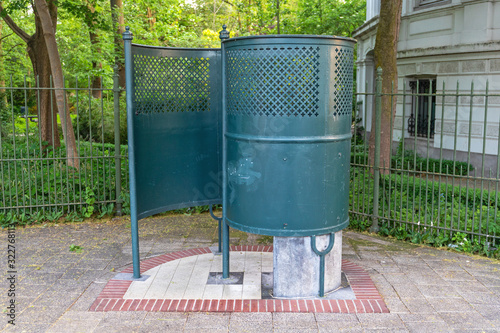 Photography Curled Urinal