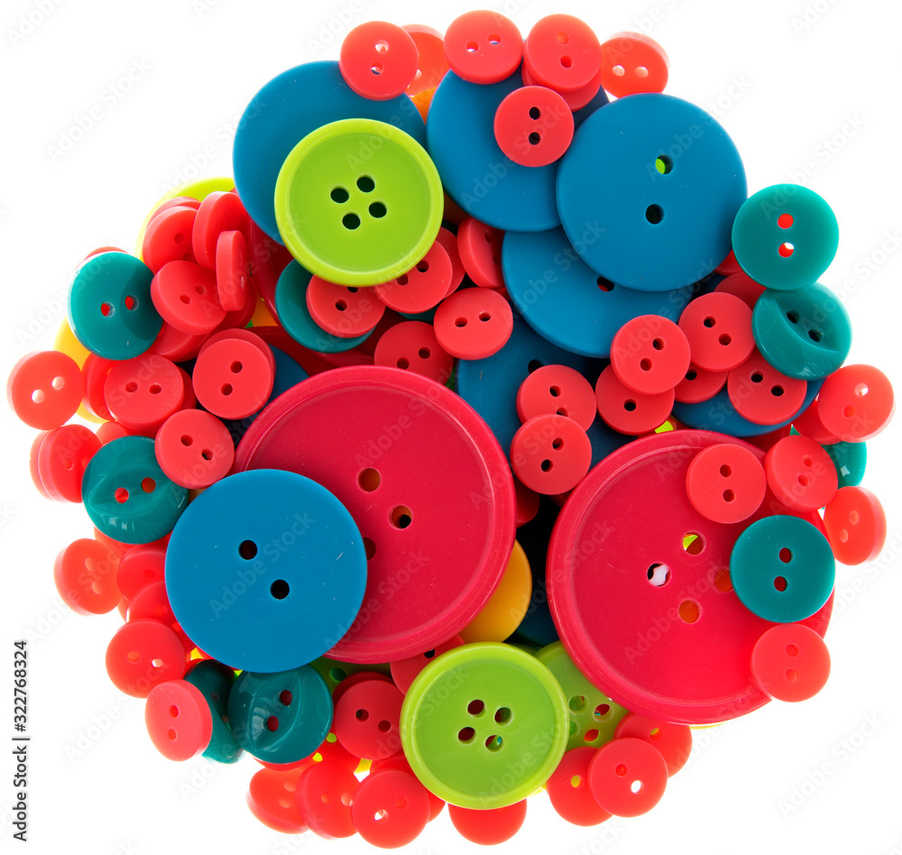 colorful buttons on white background colorful buttons on white background