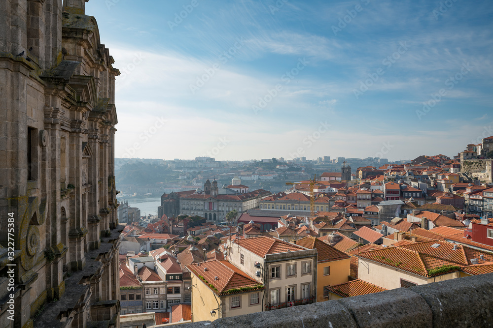 Panoramic views of Porto old center