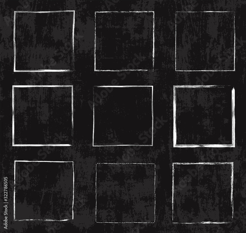 0 Doodle square frames