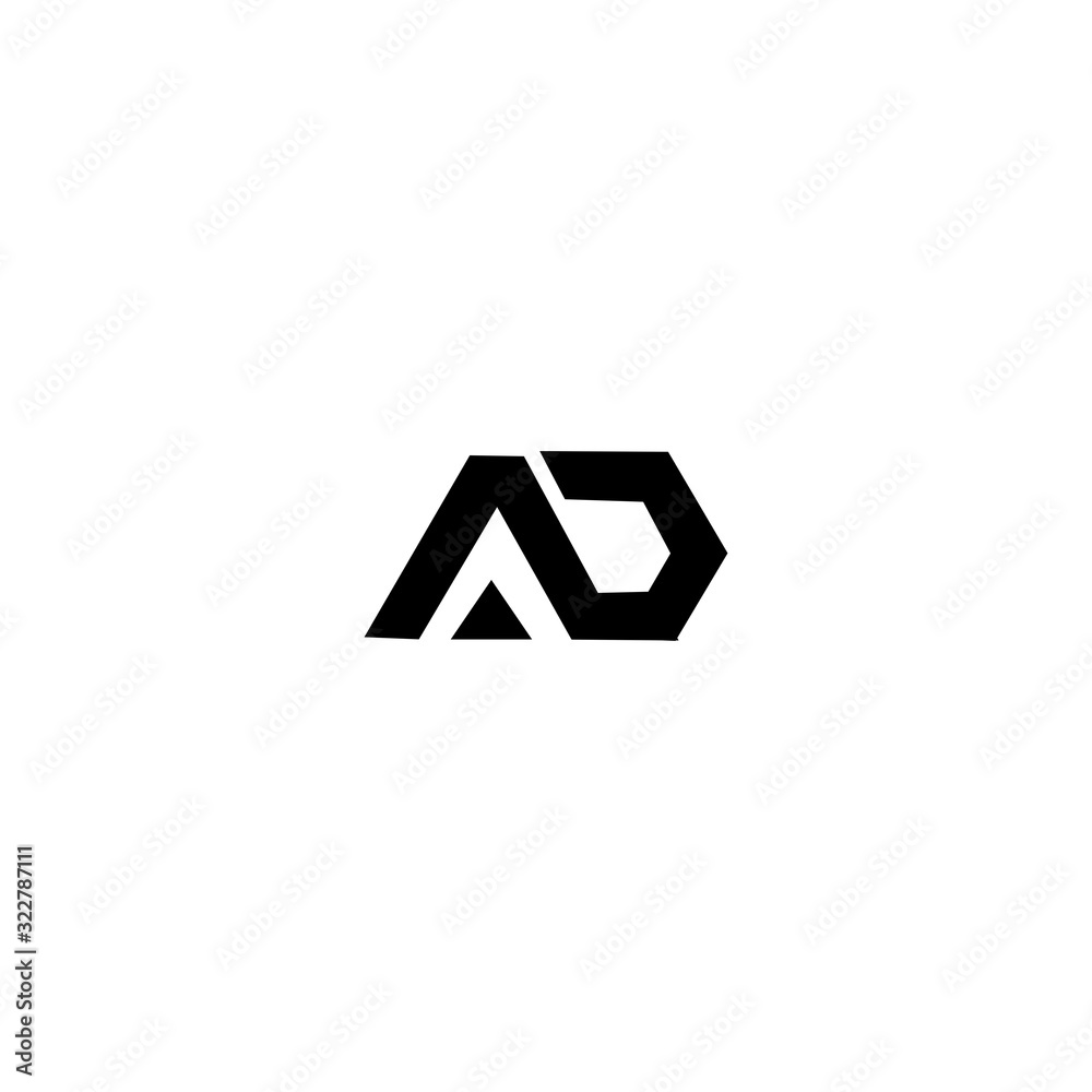 AD A D Logo Icon Vector Template AD A D Logo Icon Vector Template