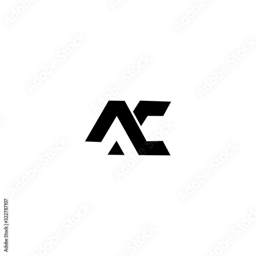 Free Download AC Logo Icon Vector Template - GFXLoad