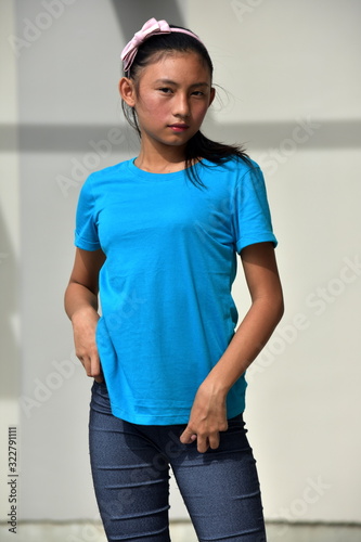A Posing Filipina Girl
