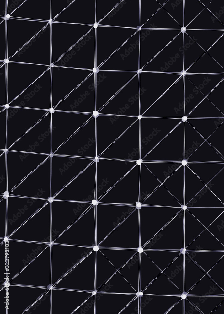 Abstract Low Polygon Mesh Generative Art background illustration Abstract Low Polygon Mesh Generative Art background illustration