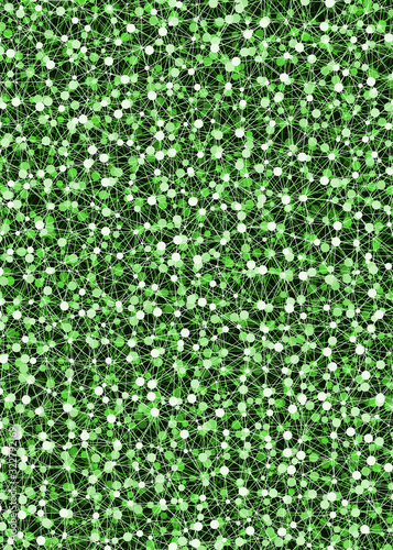 Abstract Low Polygon Mesh Generative Art background illustration