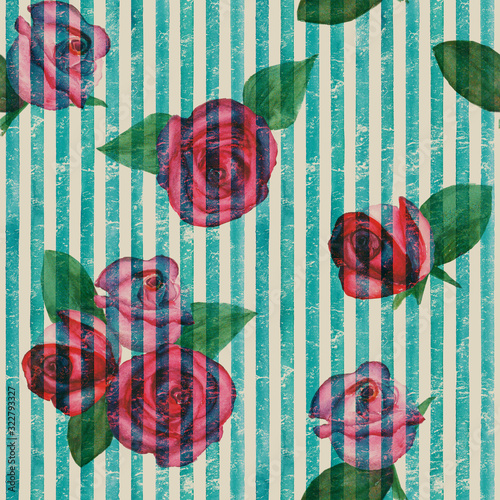 Vintage background with wat...