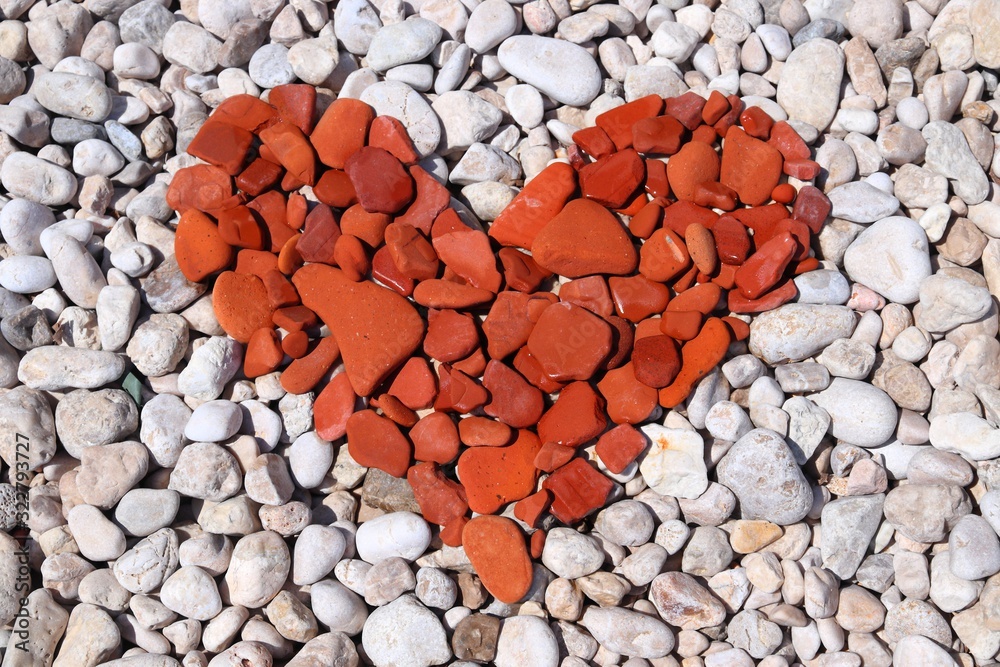 Obraz premium Red heart symbol