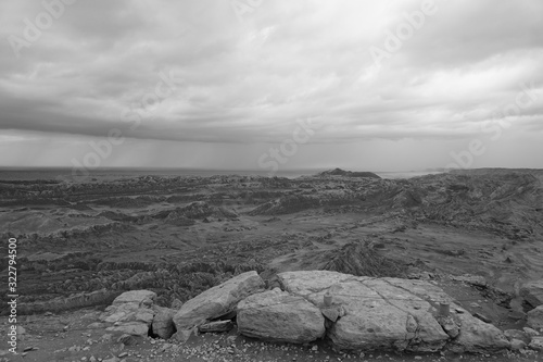 Desierto en blanco y negro