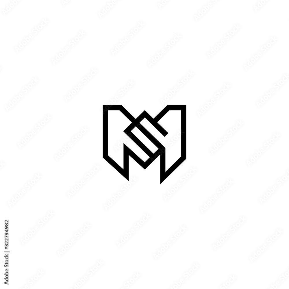 MS M S Logo Icon Vector Template MS M S Logo Icon Vector Template