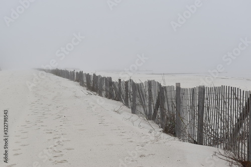 Long beach fence © Tina