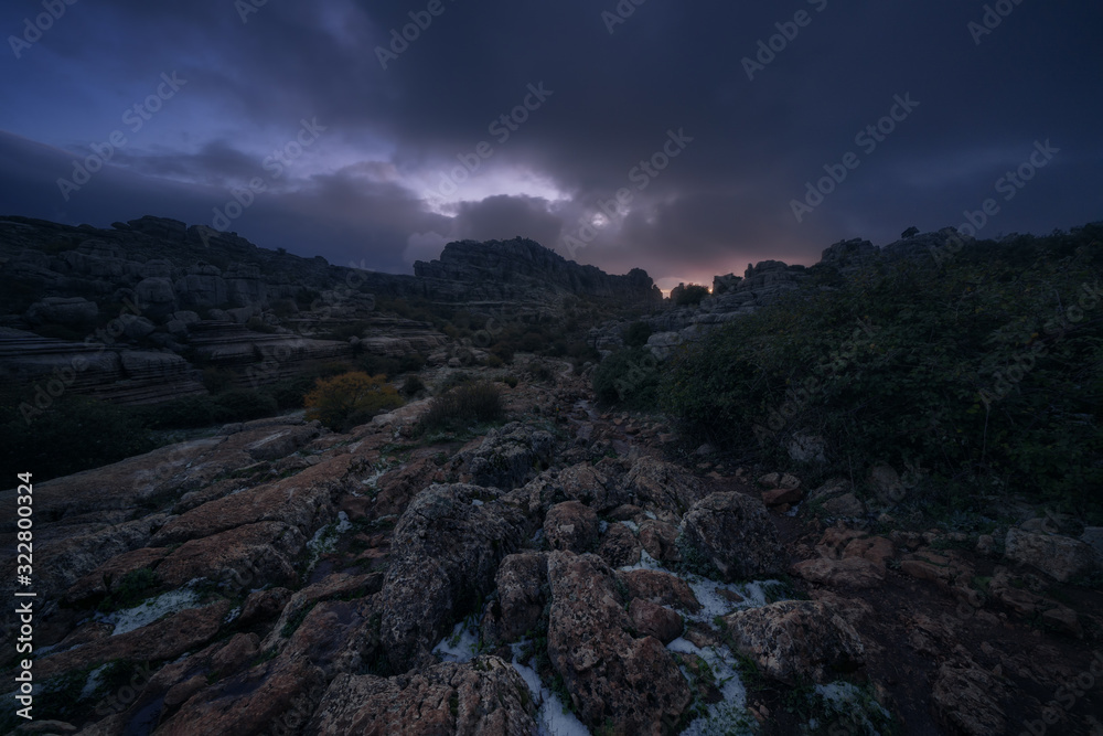 Obraz premium Torcal de Antequera, Malaga Spain