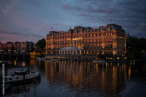Amstel Hotel at Sunset