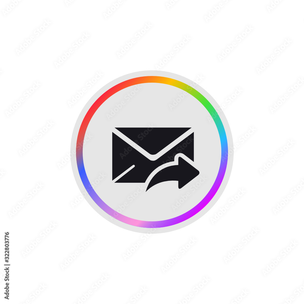 Forward Email - Modern App Button Forward Email - Modern App Button